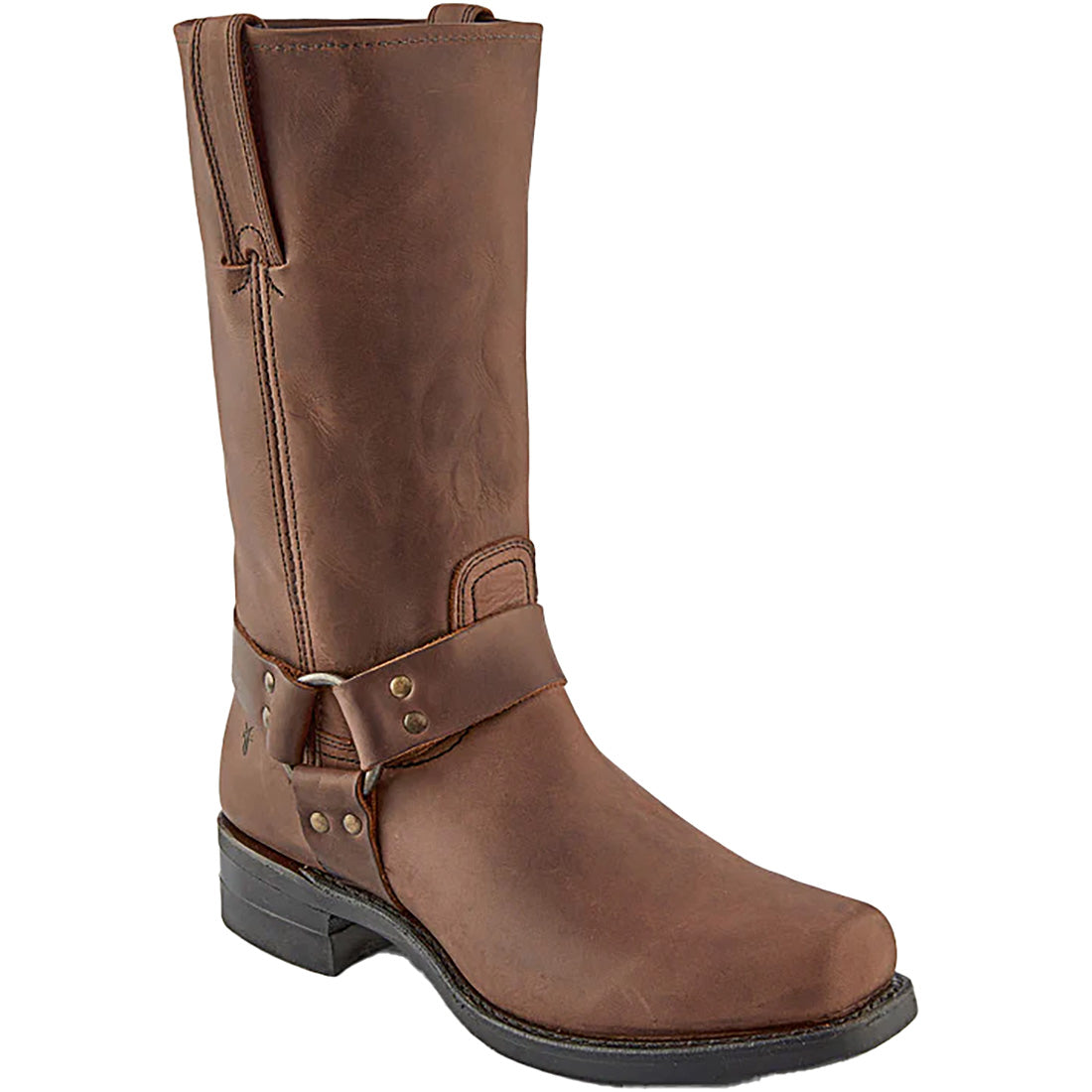 SAINT LAURENT Size 9 Black Leather Harness Boots – Sui